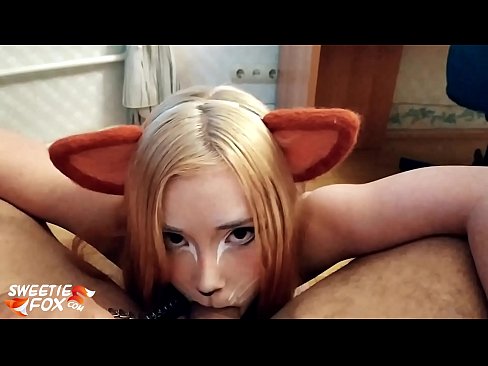 ❤️ Kitsune sluk piel en kom in haar mond ❤ Fok by ons ️❤